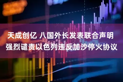 天成创亿 八国外长发表联合声明 强烈谴责以色列违反加沙停火协议